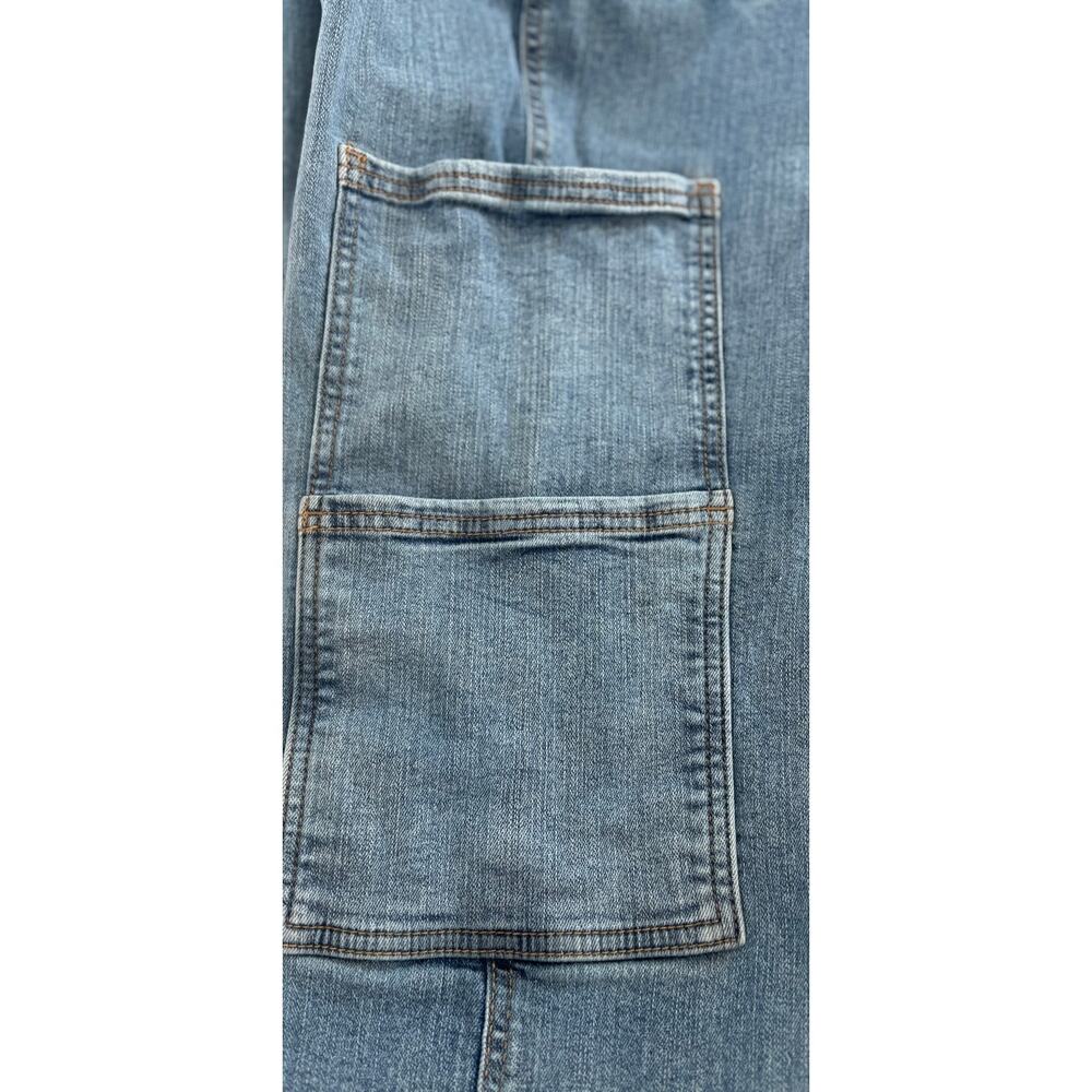 Jessica Simpson Jeans Size 14/32 Bootcut Cargo Pocket Medium Wash Y2K - Picture 6 of 9